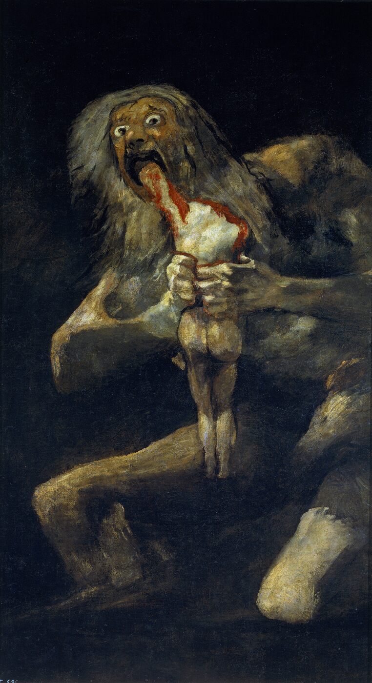 Saturno Devorando a su Hijo (Saturn Devouring His Son) by Francisco Goya