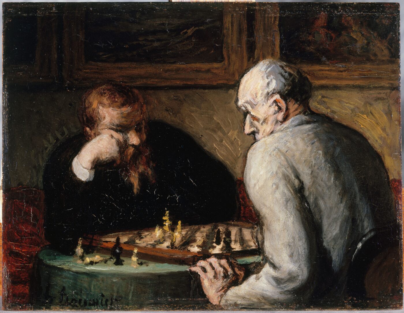 Joueurs d’échecs (The Chess Players) by Honoré Daumier